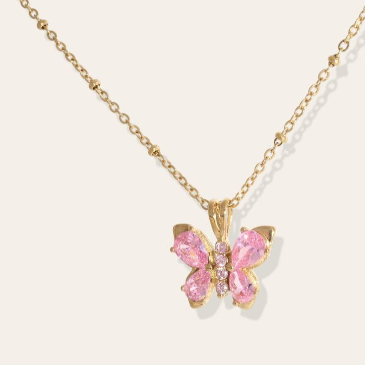 Blush Wings Necklace