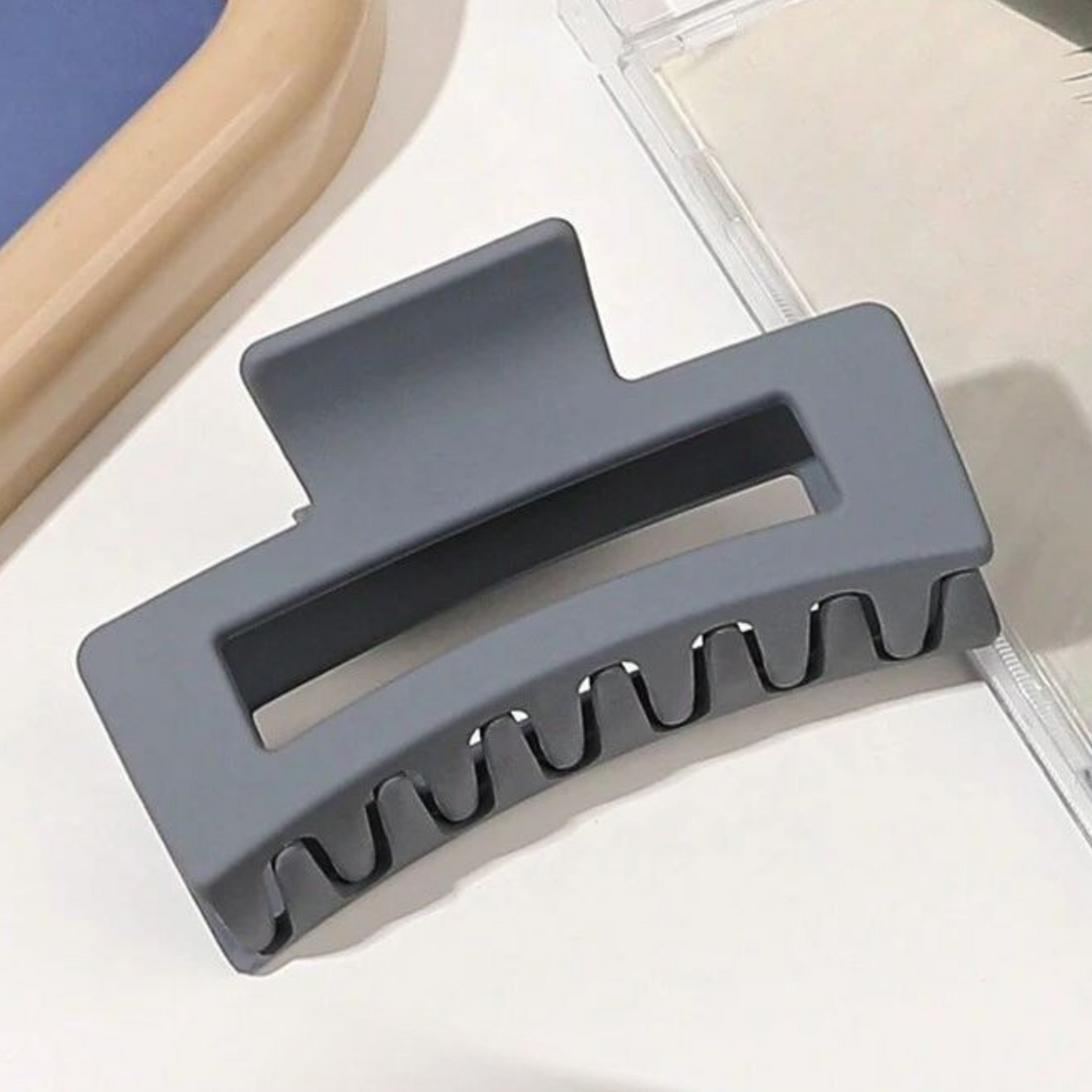 Matte Rectangle Hair Clips
