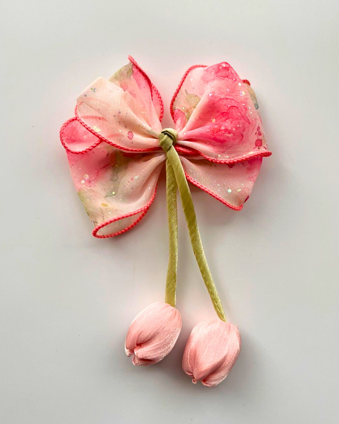 Tulip Bloom Hair Bow