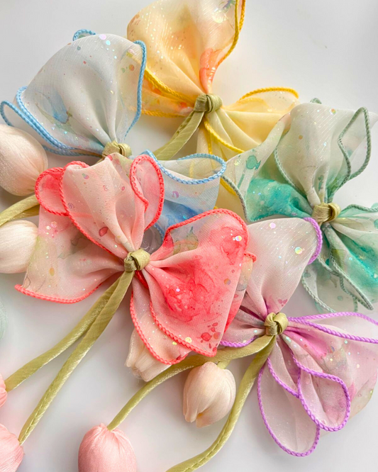Tulip Bloom Hair Bow