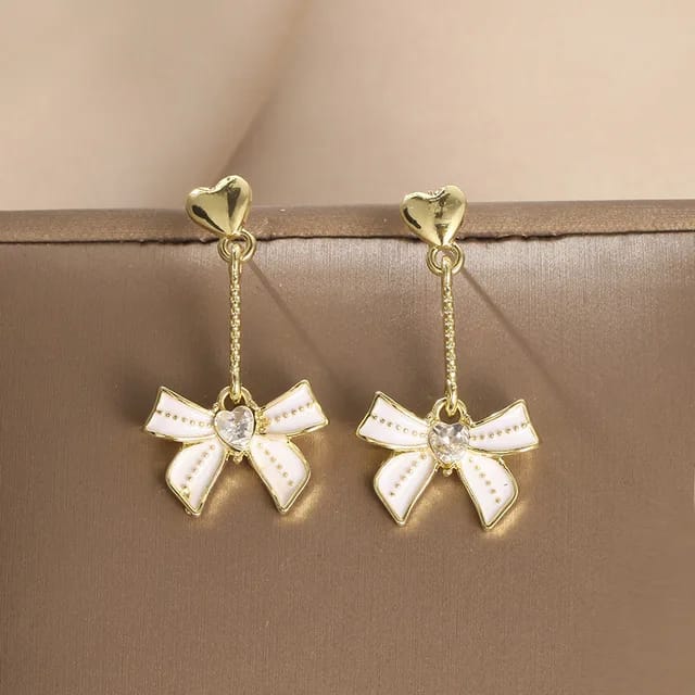 Golden Ribbon Earrings